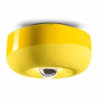 Plafonnier Design Vintage en Céramique Colorée Fabriqué en Italie - Bellota Viadurini