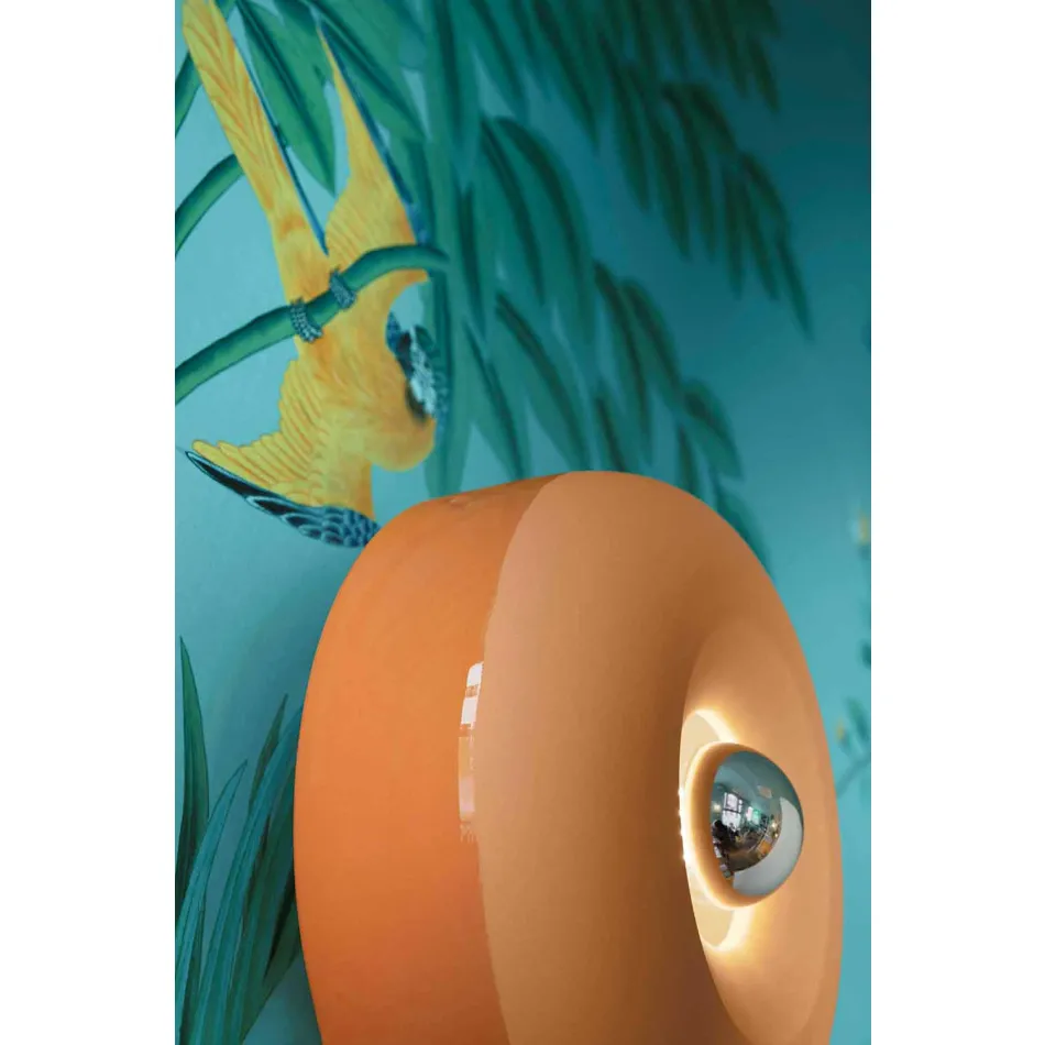 Plafonnier Design Vintage en Céramique Colorée Fabriqué en Italie - Bellota Viadurini