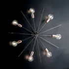 Plafonniers en fer forgé fabriqués en Italie pour la décoration intérieure - Pays-Bas Viadurini