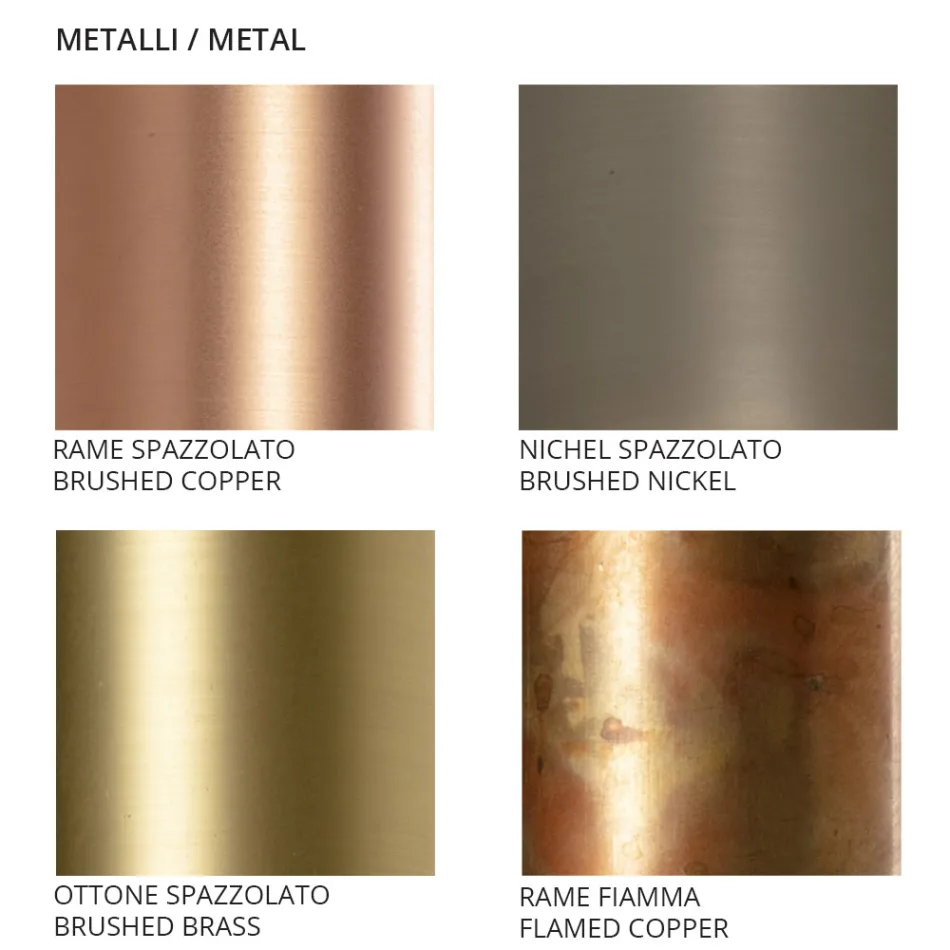 Plafonnier en Céramique et Laiton Brossé Fait Main en Italie - Toscot Match Viadurini