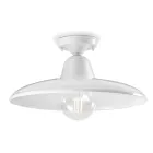 Plafonnier Design Vintage Industriel en Céramique Noire et Fer - Bew Viadurini