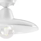 Plafonnier Design Vintage Industriel en Céramique Noire et Fer - Bew Viadurini