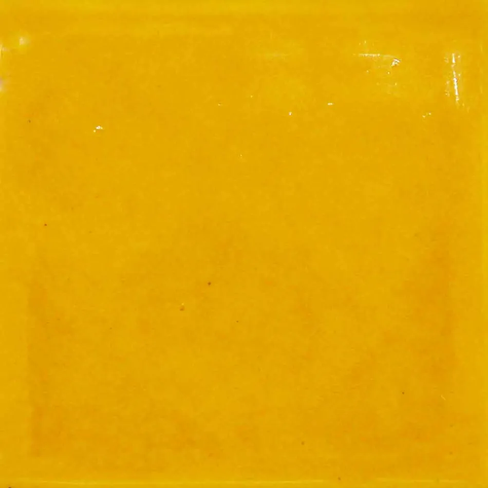 Plafonnier en majolique toscane et laiton, 30 cm, Rossi - Toscot Viadurini