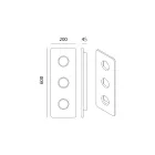 Plafonnier en majolique toscane fait main en Italie - Toscot Vivaldi Viadurini