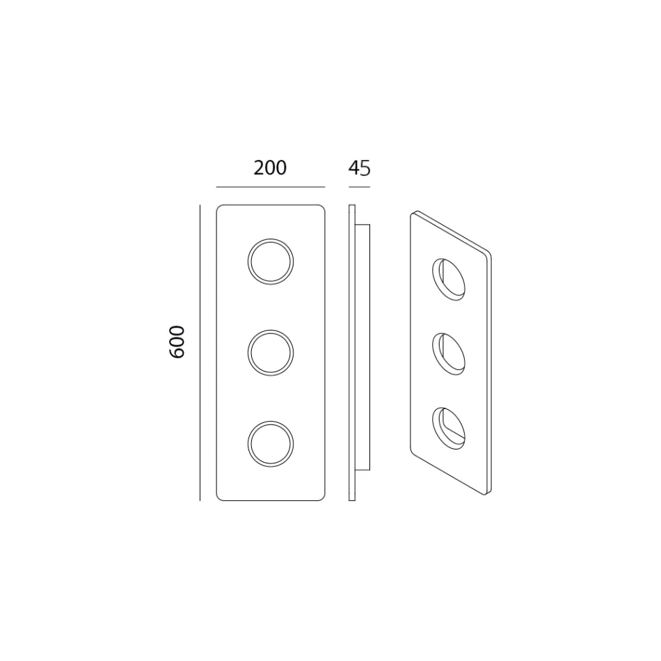 Plafonnier en majolique toscane fait main en Italie - Toscot Vivaldi Viadurini
