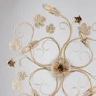 Plafonnier LED chromé de fabrication italienne pour espaces modernes – Fiore Viadurini