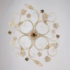 Plafonnier LED chromé de fabrication italienne pour espaces modernes – Fiore Viadurini