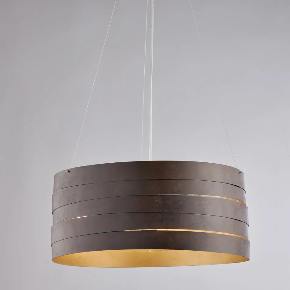 Plafonnier en métal et verre pour une lumière diffuse et harmonieuse – Melograno Viadurini