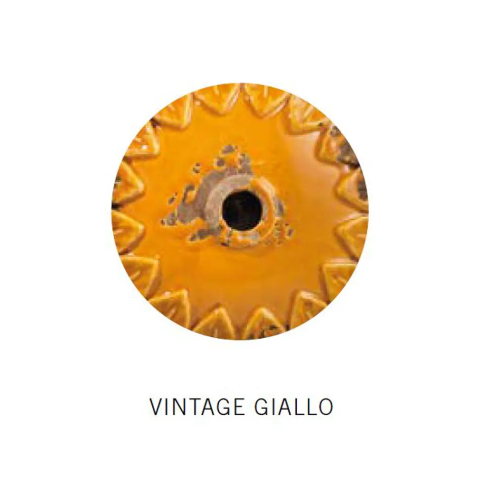 Plafonnier industriel 3 spots en fer et céramique artisanale - loft Viadurini