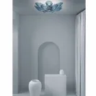 Plafonnier moderne en verre vénitien fait à la main en Italie - Minos Viadurini