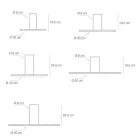 Plafonnier en métal disponible en différentes finitions et tailles - Luminaires Viadurini