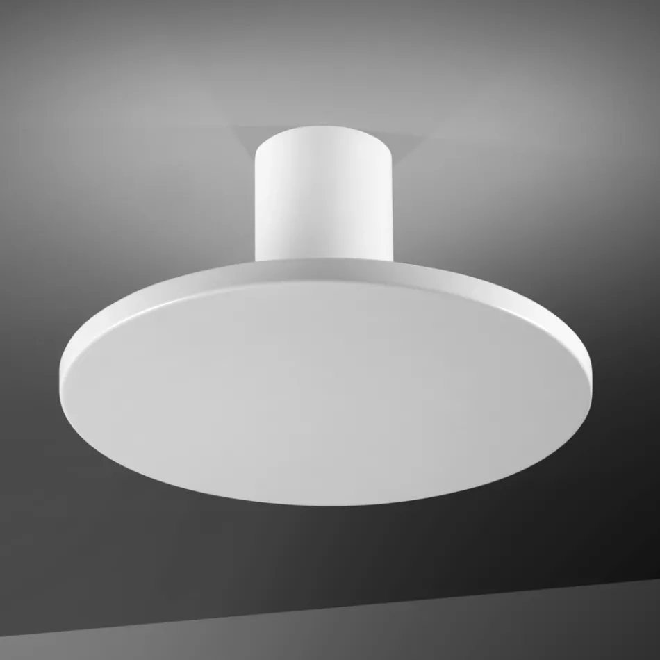 Plafonnier en métal disponible en différentes finitions et tailles - Luminaires Viadurini