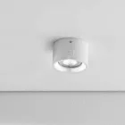 Round Led plafond en plâtre et de ciment Nadir 8 Aldo Bernardi Viadurini