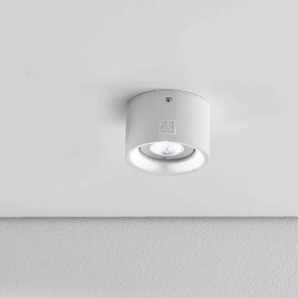 Round Led plafond en plâtre et de ciment Nadir 8 Aldo Bernardi Viadurini