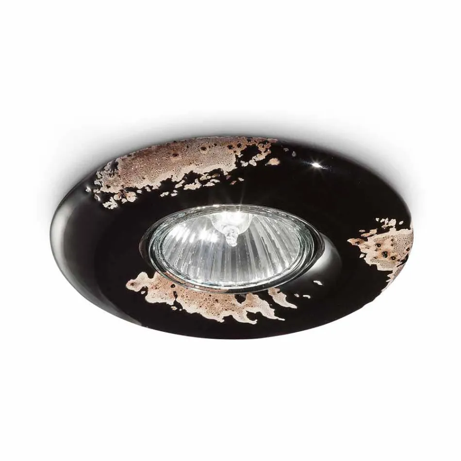 plafond ronde céramique cru à la main Paula Ferroluce Viadurini