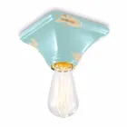 Plafond base carrée vendange en céramique Ashley Ferroluce Viadurini