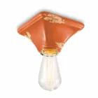 Plafond base carrée vendange en céramique Ashley Ferroluce Viadurini