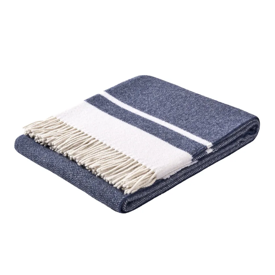 Plaid en laine mélangée ultra doux et moelleux fabriqué en Italie - Caldoso Viadurini