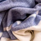 Plaid en laine mélangée ultra doux et moelleux fabriqué en Italie - Caldoso Viadurini