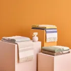 Plaid en laine mélangée ultra doux et moelleux fabriqué en Italie - Caldoso Viadurini