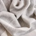 Plaid en laine mélangée ultra doux et moelleux fabriqué en Italie - Caldoso Viadurini