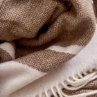 Plaid en laine mélangée ultra doux et moelleux fabriqué en Italie - Caldoso Viadurini