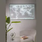 Planisphère mural lumineux Amaris en plexiglas, fabriqué en Italie Viadurini