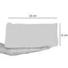 Pochette artistique imprimée à la main, pièce unique en coton, 2 pièces - Viadurini de Marchi Viadurini