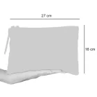 Pochette artistique imprimée à la main, pièce unique en coton, 2 pièces - Viadurini de Marchi Viadurini