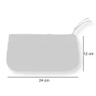 Pochette artistique imprimée à la main, pièce unique en coton, 2 pièces - Viadurini de Marchi Viadurini