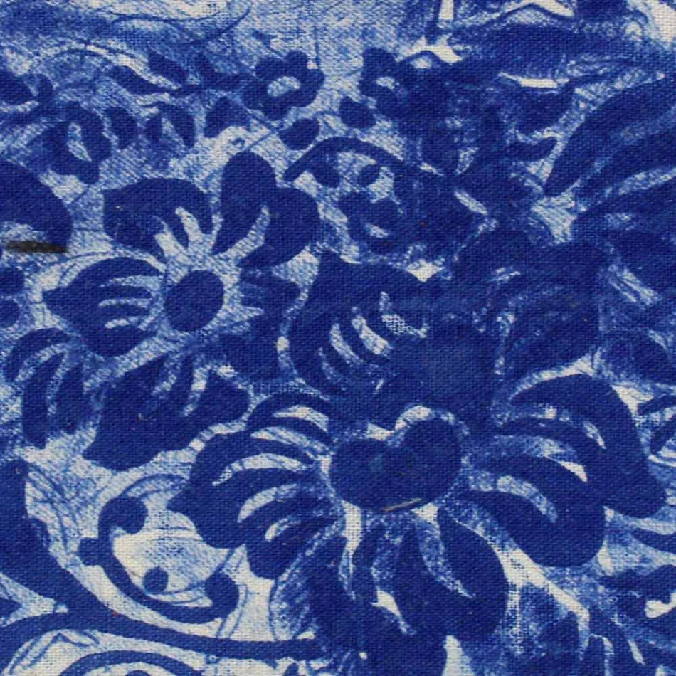 Pochette artistique imprimée à la main, pièce unique en coton, 2 pièces - Viadurini de Marchi Viadurini