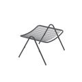 Repose-pieds de jardin avec structure en acier galvanisé Made in Italy - Elvia