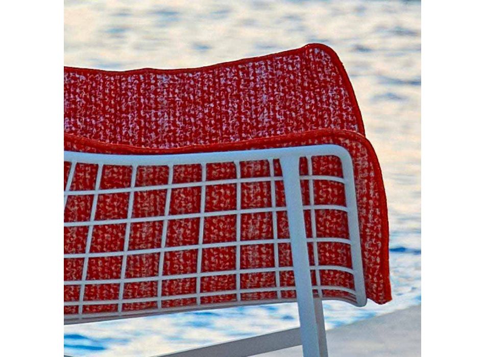 Varaschin Summer Set fauteuil de jardin à bascule en acier et bois Viadurini