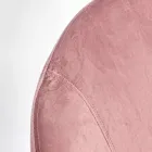 Fauteuil à Bascule Rembourré Effet Velours Design Scandinave - Pippy Viadurini