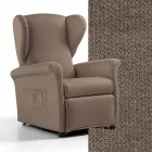Fauteuil élévateur avec fonctions ascenseur, relaxation et lit fabriqué en Italie - Talita Viadurini