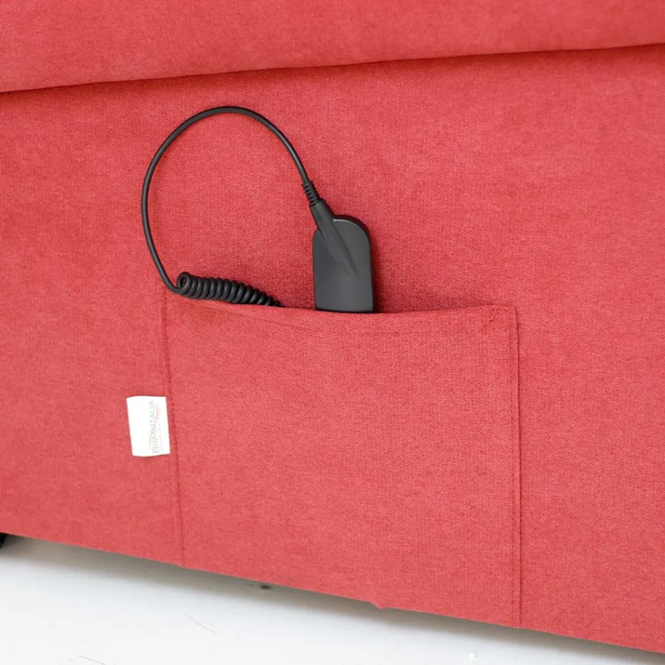 Fauteuil releveur avec système de roulettes intégré Viadurini