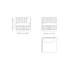 Fauteuil d'extérieur d'angle droit en aluminium et sangles Made in Italy - Juliediv Viadurini