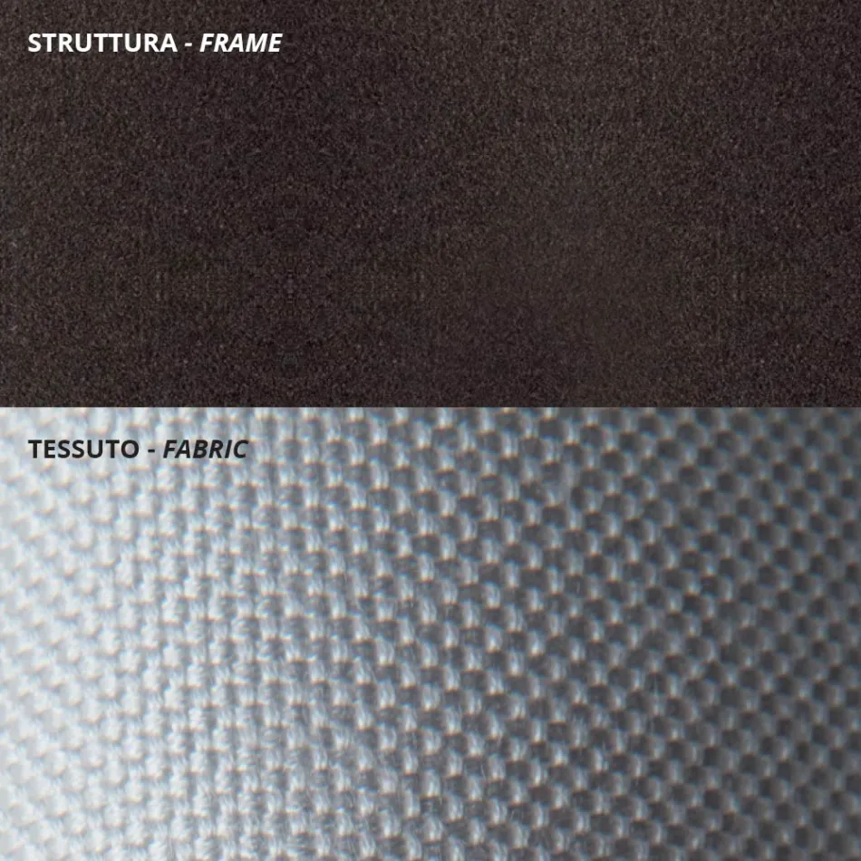 Fauteuil de jardin bas en acier galvanisé avec accoudoirs Made in Italy - Selvaggia Viadurini