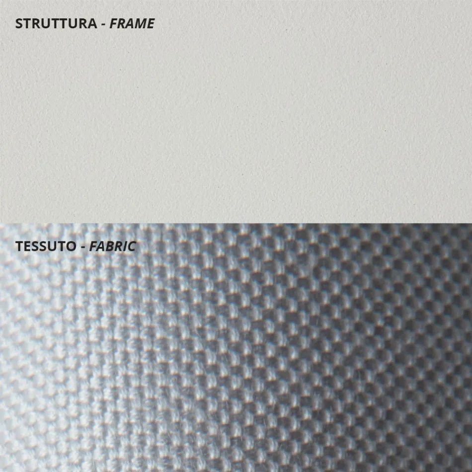 Fauteuil de jardin bas en acier galvanisé avec accoudoirs Made in Italy - Selvaggia Viadurini