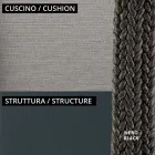 Fauteuil de jardin bas avec coussin inclus Made in Italy - Prato Viadurini