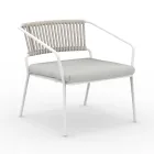 Fauteuil de jardin bas avec coussin inclus Made in Italy - Prato Viadurini