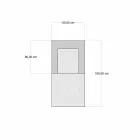 Fauteuil Chaise Longue Design Ethnique en Velours Gris ou Bleu - Fibre Viadurini