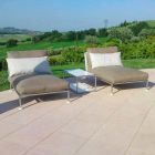 Fauteuil Chaise Longue Design Moderne pour Jardin Fabriqué en Italie - Ontario1 Viadurini