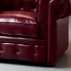 Fauteuil classique avec pieds en forme d'oignon en bois de hêtre fabriqué en Italie - Spassoso Viadurini