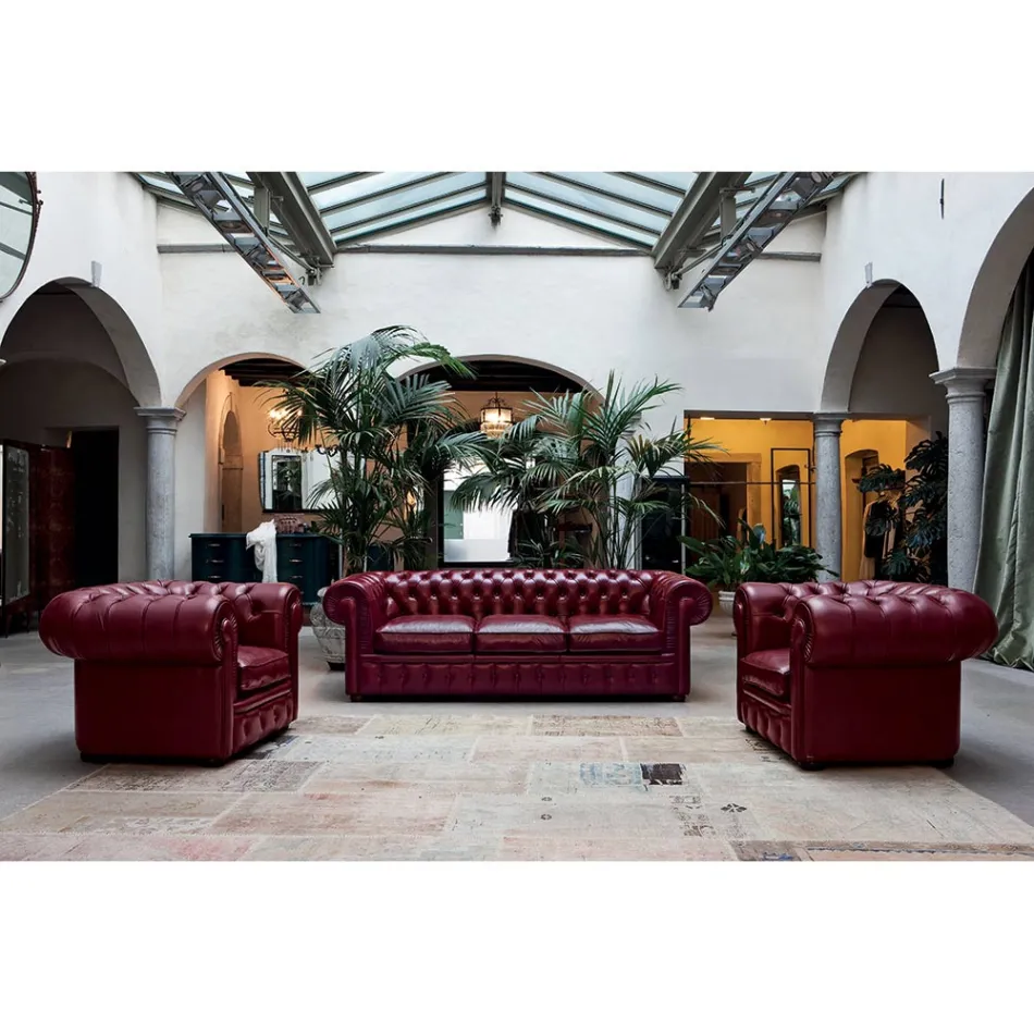 Fauteuil classique avec pieds en forme d'oignon en bois de hêtre fabriqué en Italie - Spassoso Viadurini