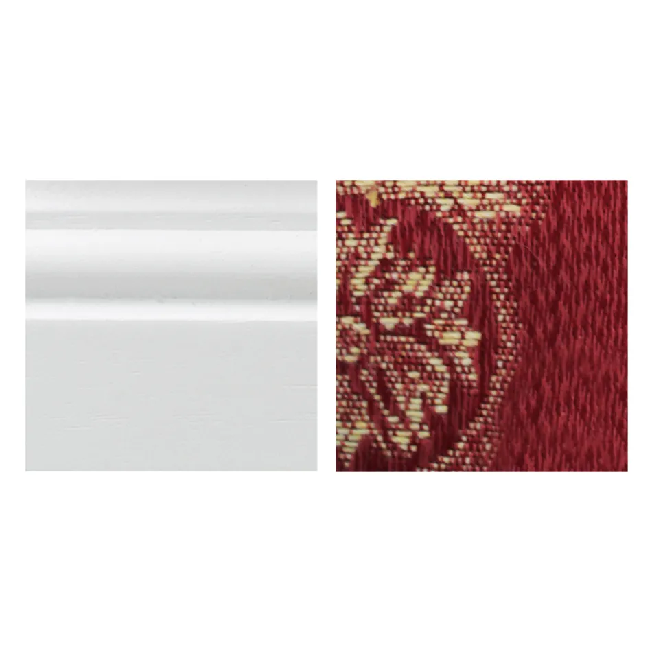 Fauteuil avec accoudoirs et structure en bois laqué blanc fabriqué en Italie - Chat Viadurini