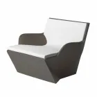 Fauteuil avec accoudoirs Slide Kami Design moderne fabriqué en Italie Viadurini