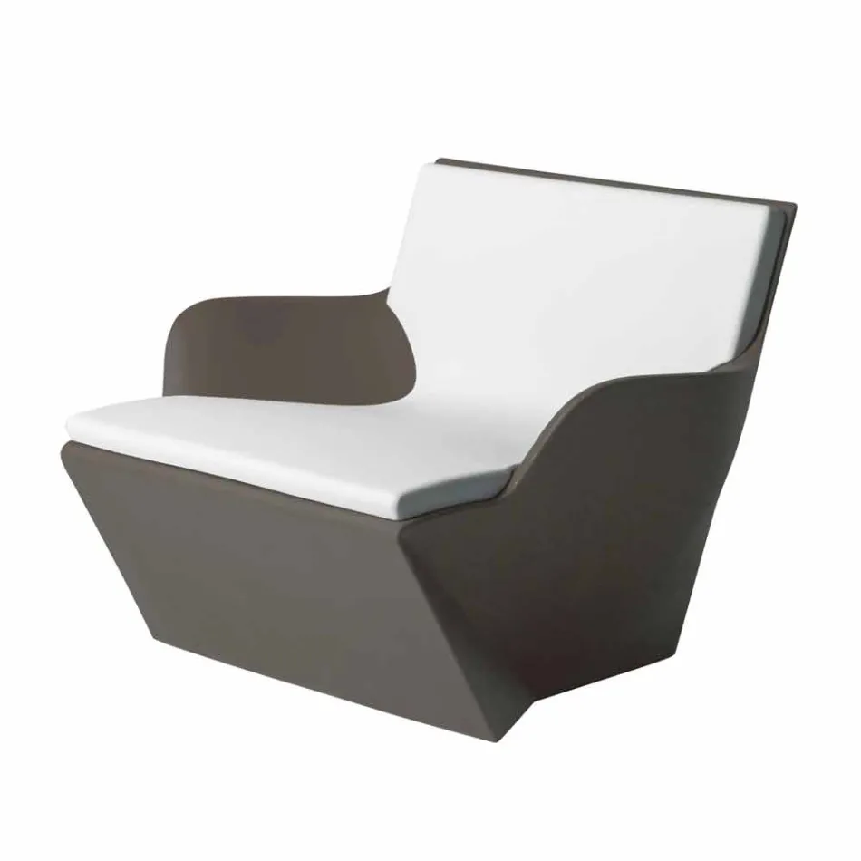 Fauteuil avec accoudoirs Slide Kami Design moderne fabriqué en Italie Viadurini