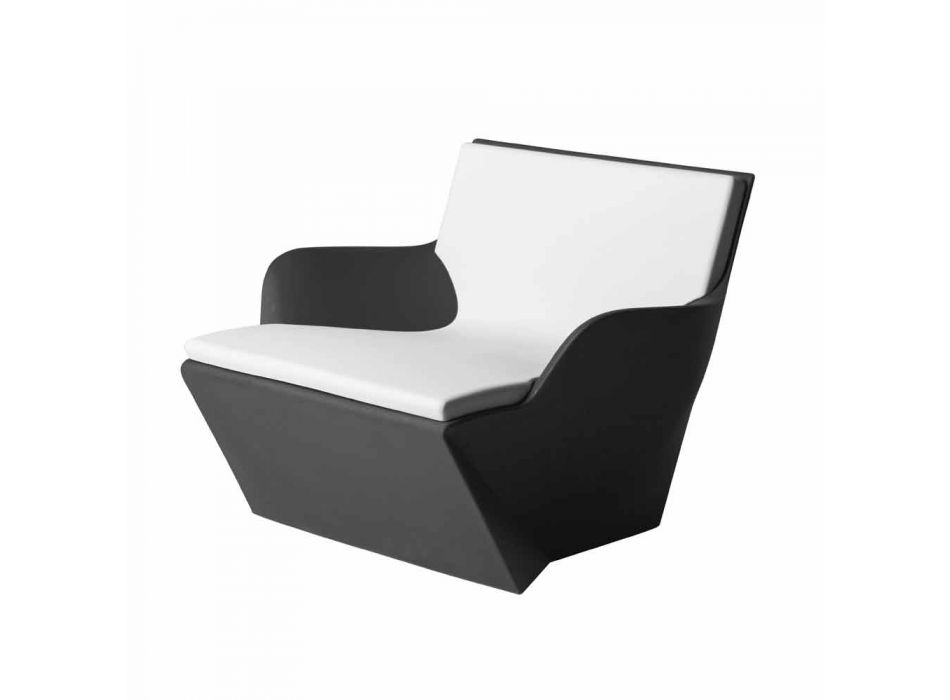 Fauteuil avec accoudoirs Slide Kami Design moderne fabriqué en Italie Viadurini