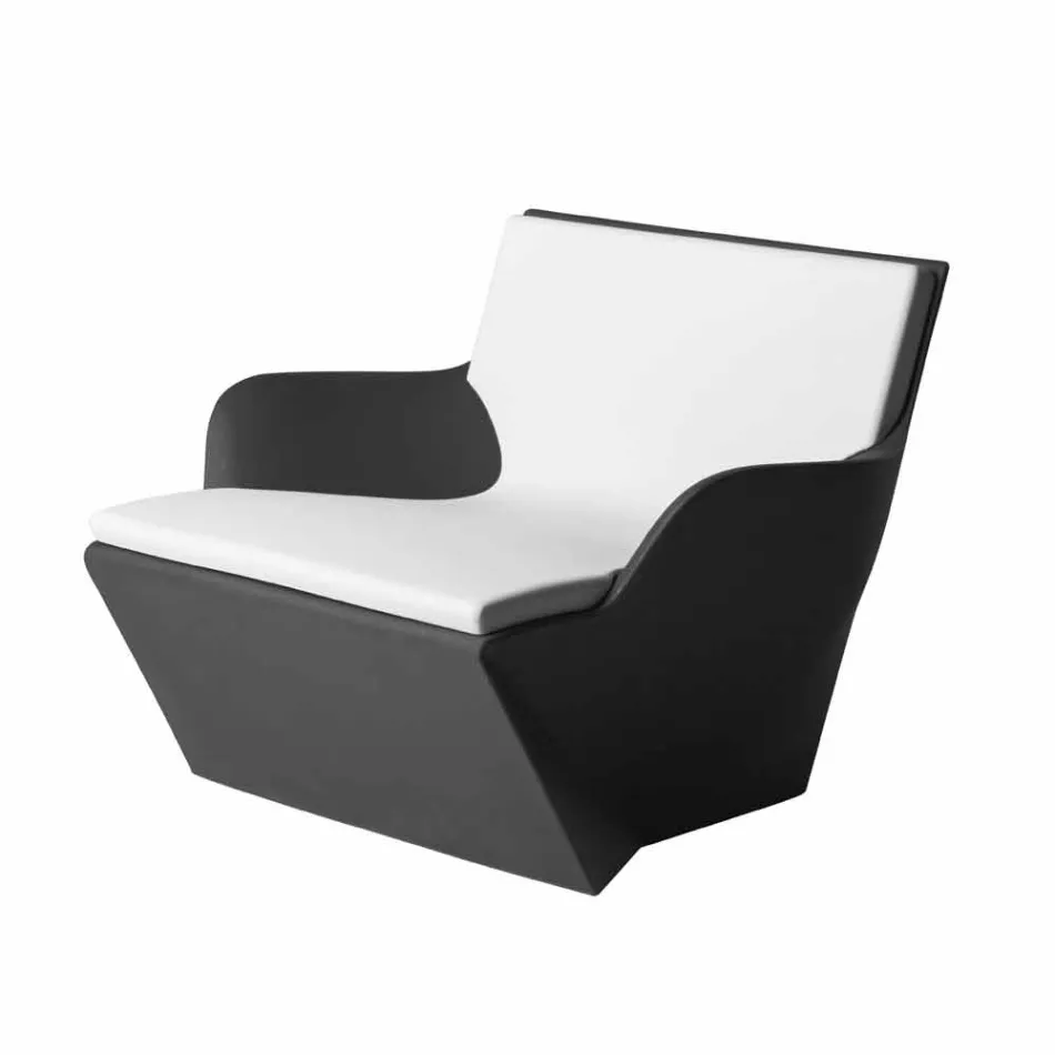 Fauteuil avec accoudoirs Slide Kami Design moderne fabriqué en Italie Viadurini